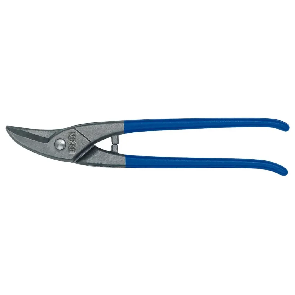 Bessey D208-275L - Tijera de chapa con hojas curvas para orificios Bessey D208-275L