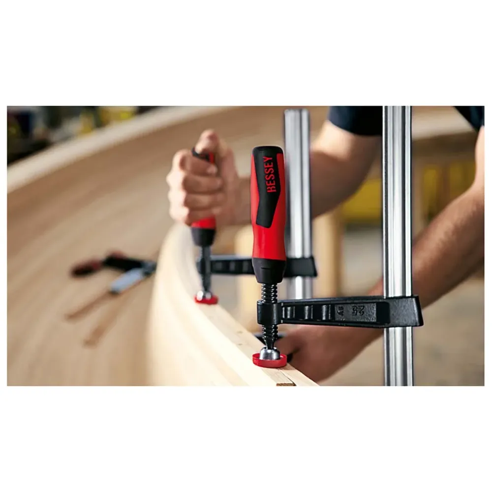 Bessey TG40-2K - Tornillo de apriete con mango bicomponente Bessey TG 400/175