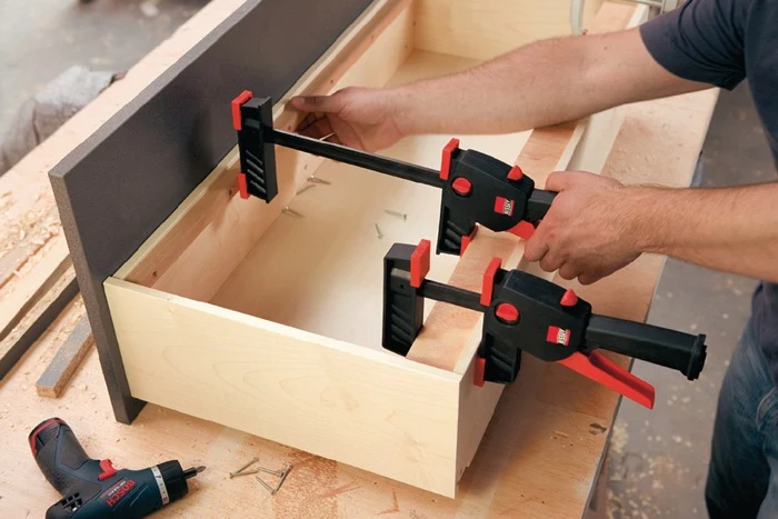 Pinza Bessey DuoKlamp para una mano ( 4000831539 ) Ancho de sujeción 160 mm Ancho de separación 75 - 235 mm