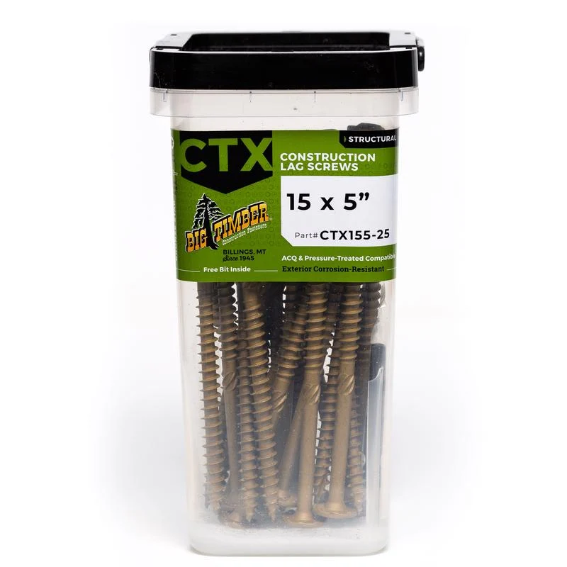 TORNILLOS DE CONSTRUCCIÓN 5"L Big Timber