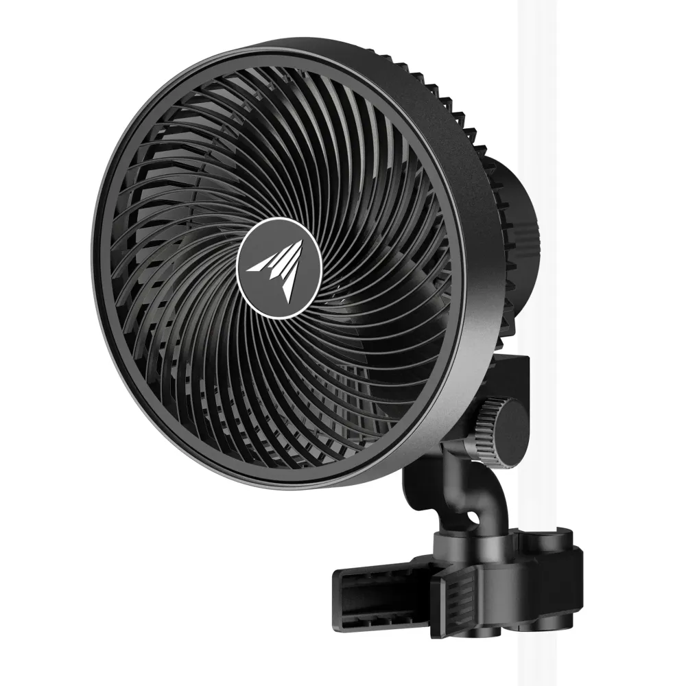 CLOUDRAY S6, Ventilador de pinza para armario de cultivo 6" con motor EC de larga duración, modos de viento dinámico de 10...