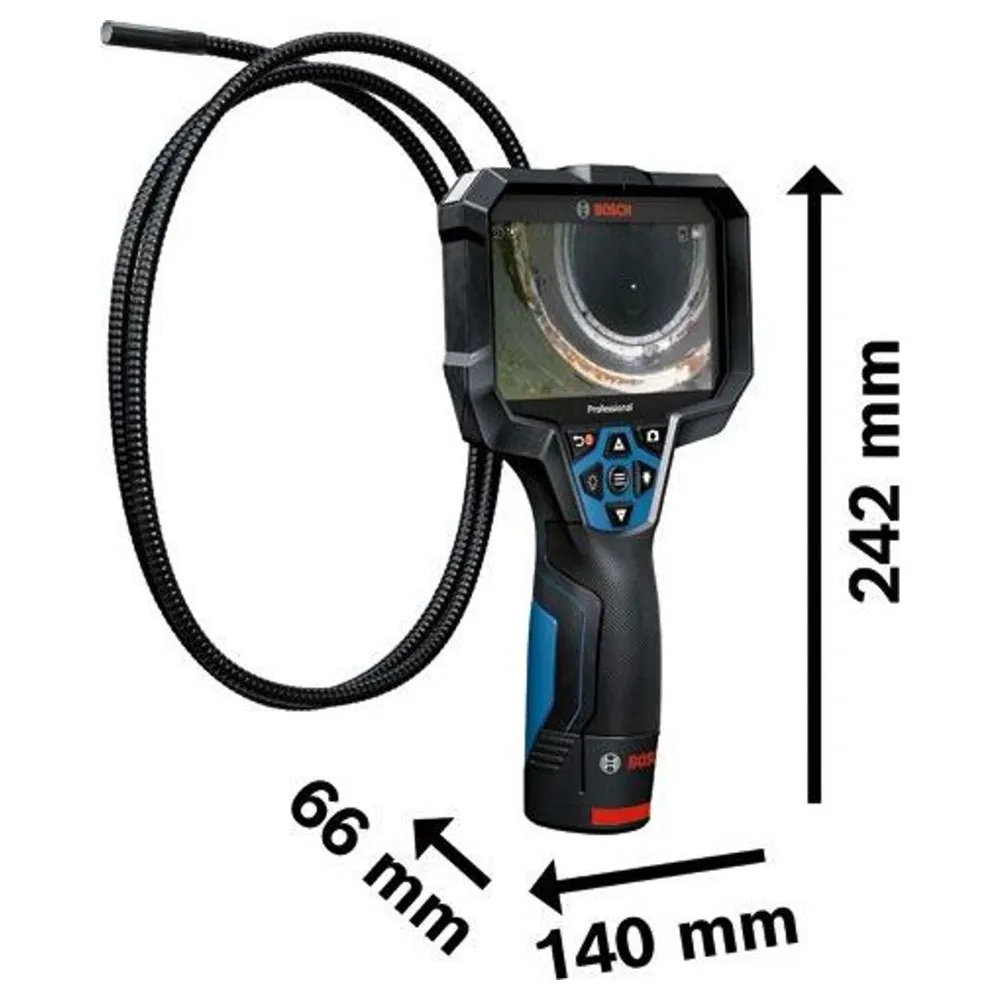 Cámara de inspección Bosch GIC 12V-5-27 C PRO 12V 2Ah