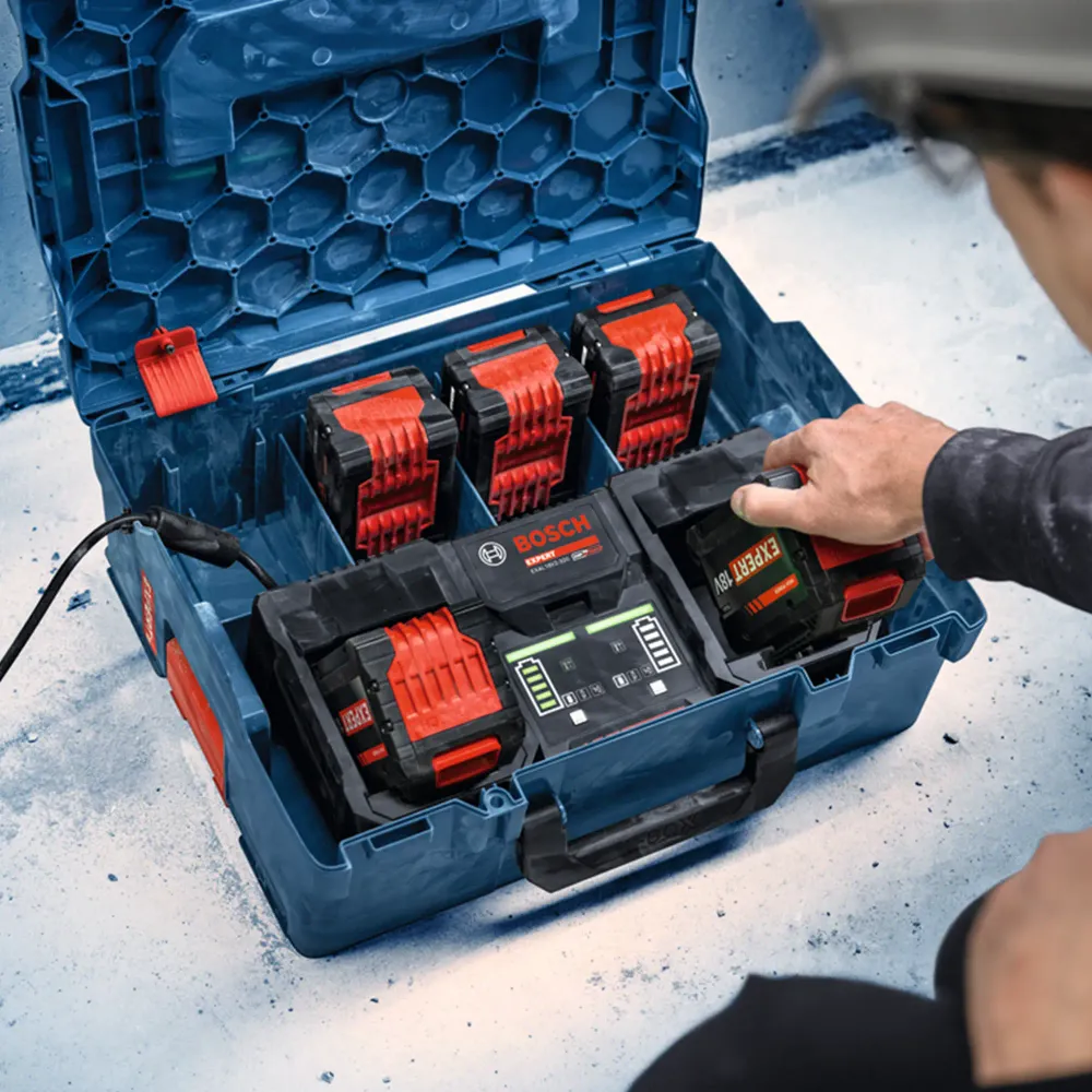 Juego de iniciación Bosch Baterí profesional EXBA18V de 18 V y 5,5 Ah + 8 Ah