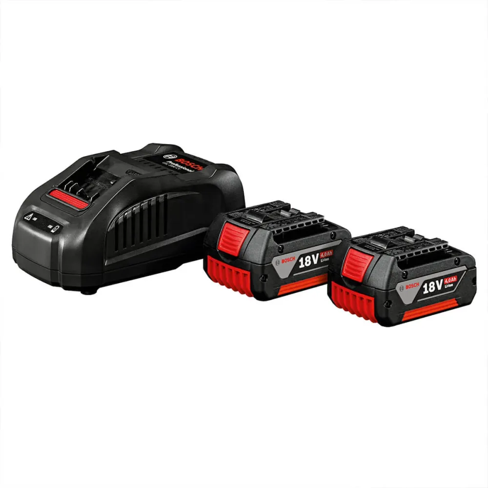 Kit 2 baterías 18V 4,0Ah y cargador GAL 1880 CV Bosch