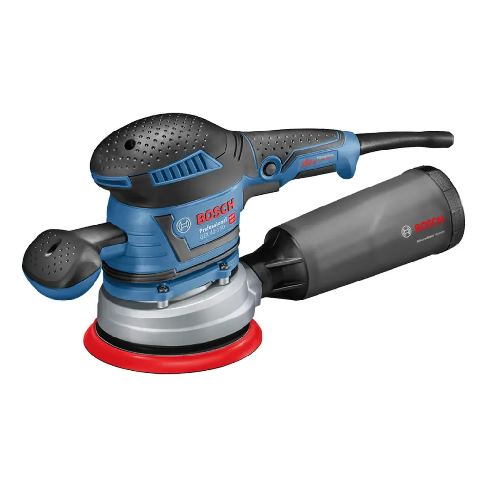 Lijadora orbital profesional 150 mm 400 W para acabados finos marca Bosch
