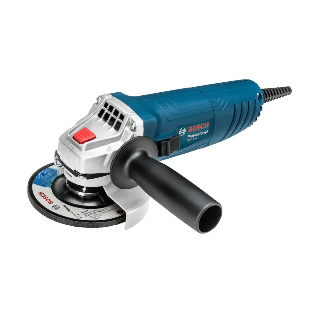 Mini pulidora angular GWS 850 de 4,5" 850 W 220 V, portátil marca Bosch