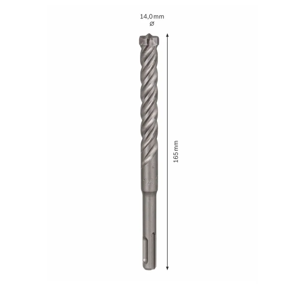 Bosch Broca para martillo perforador SDS-plus 7X / 14x100x165 mm / Carburo ( 2608576158 ) Bosch Professional
