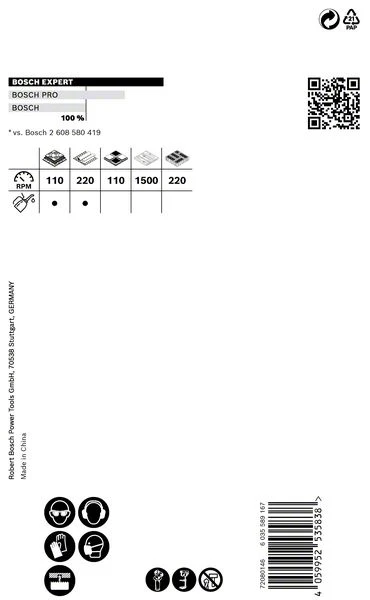 Bosch EXPERT Sierra para materiales duros 80 x 60 mm ( 2608900437 ) Tecnologí de metal duro Bosch Professional