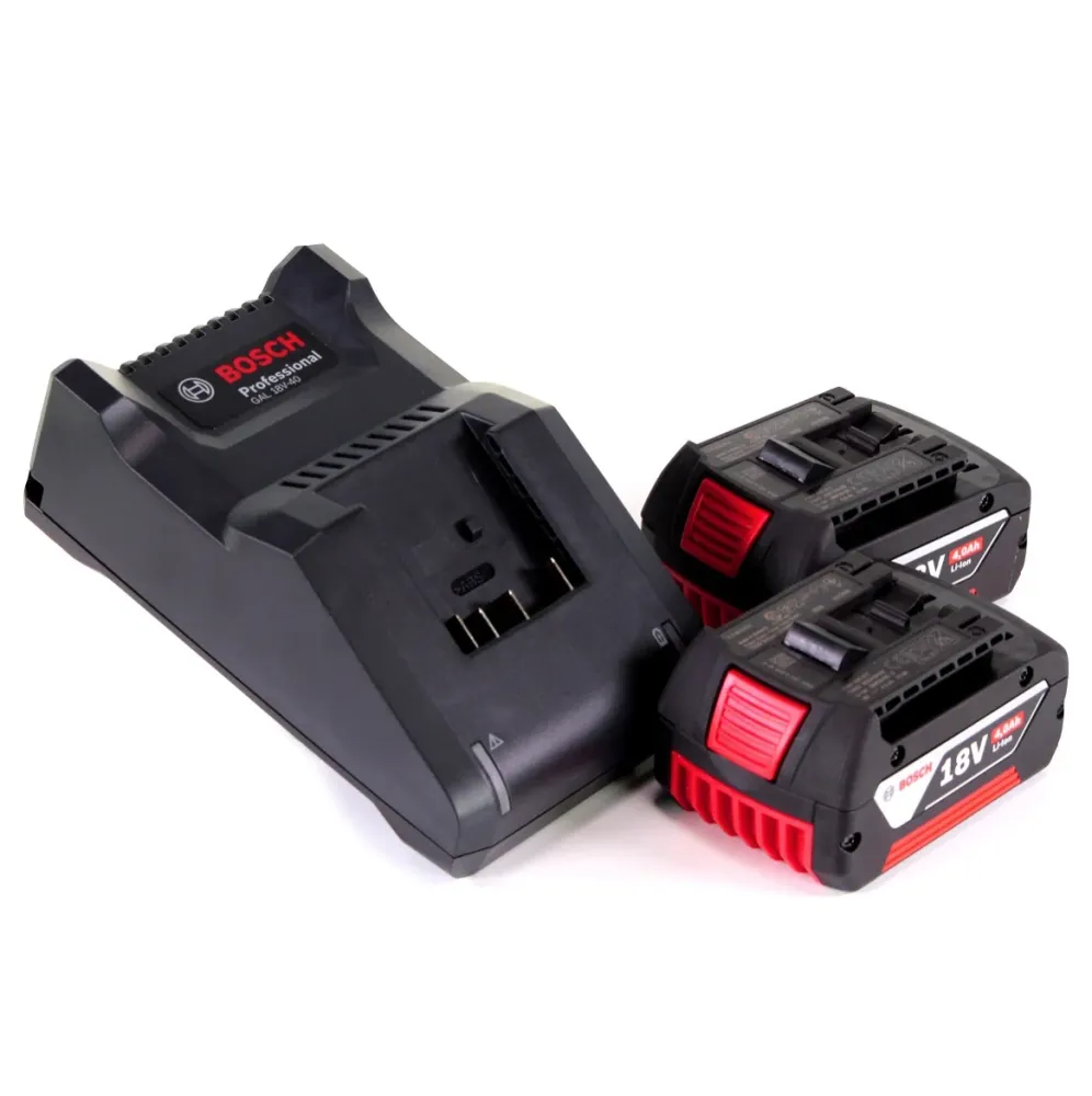 Bosch GBH 18V-21 Martillo perforador profesional sin cable 18 V 2,0 J ( 0611911102 ) + 2x baterí 4,0 Ah + cargador + L-BOX...