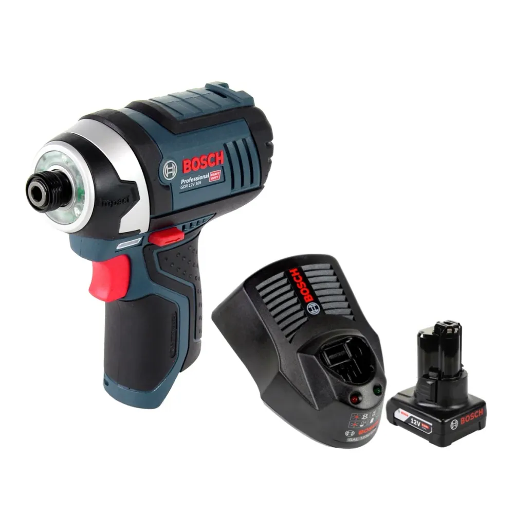 Bosch GDR 12V-105 Llave de impacto con acumulador 12V 105Nm + 1x acumulador 6.0Ah + cargador Bosch Professional