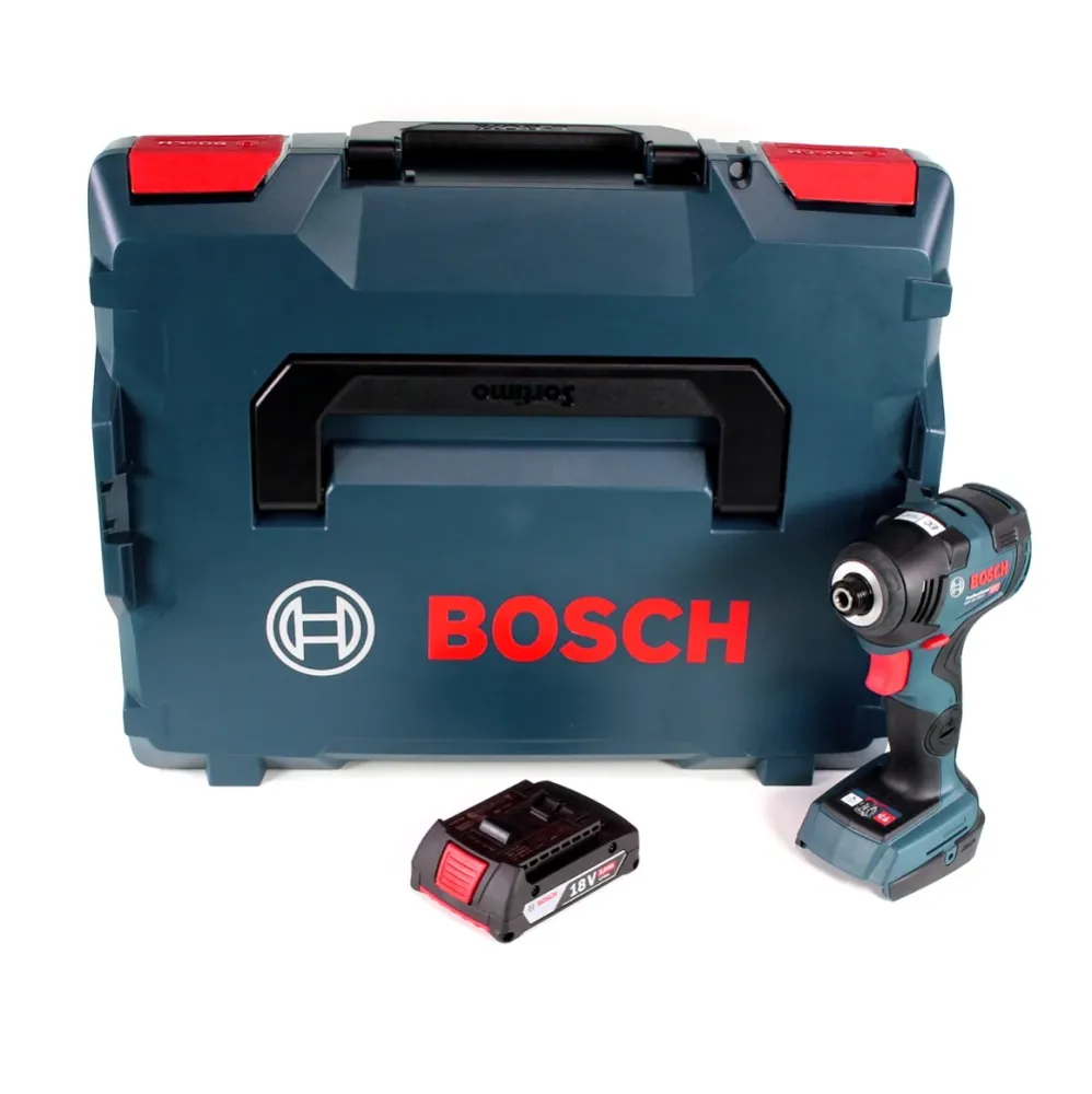 Bosch GDR 18 V-160 Professional Llave de impacto baterí 18 V en maletín L-Boxx - Sin baterí, sin cargador incluidos Bosch...
