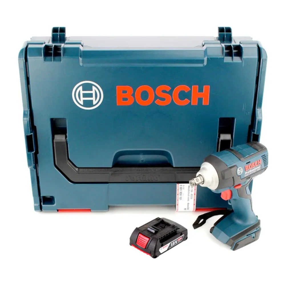 Bosch GDS 18 V-EC 250 atornillador de impacto inalámbrico 18V 250Nm sin escobillas + 1x baterí 2.0Ah + L-Boxx - sin cargad...