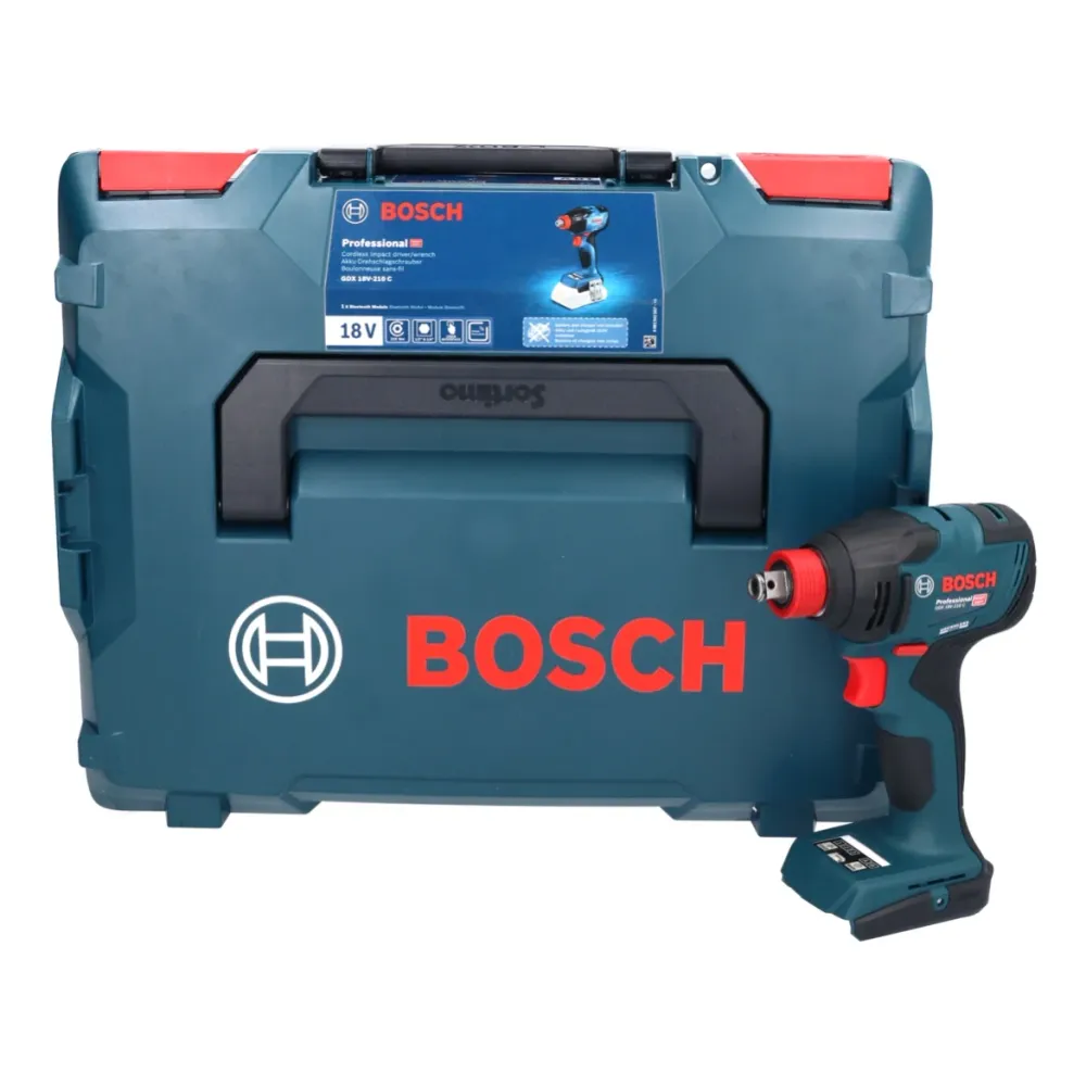 Bosch GDX 18V-210 C Llave de impacto profesional con acumulador 18 V 210 Nm sin escobillas + L-Boxx - sin acumulador, sin...