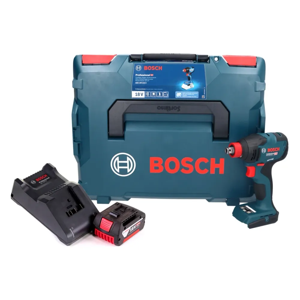 Bosch GDX 18V-210 C Llave de impacto profesional sin cable 18 V 210 Nm sin escobillas + 1x acumulador 5,0 Ah + cargador +...