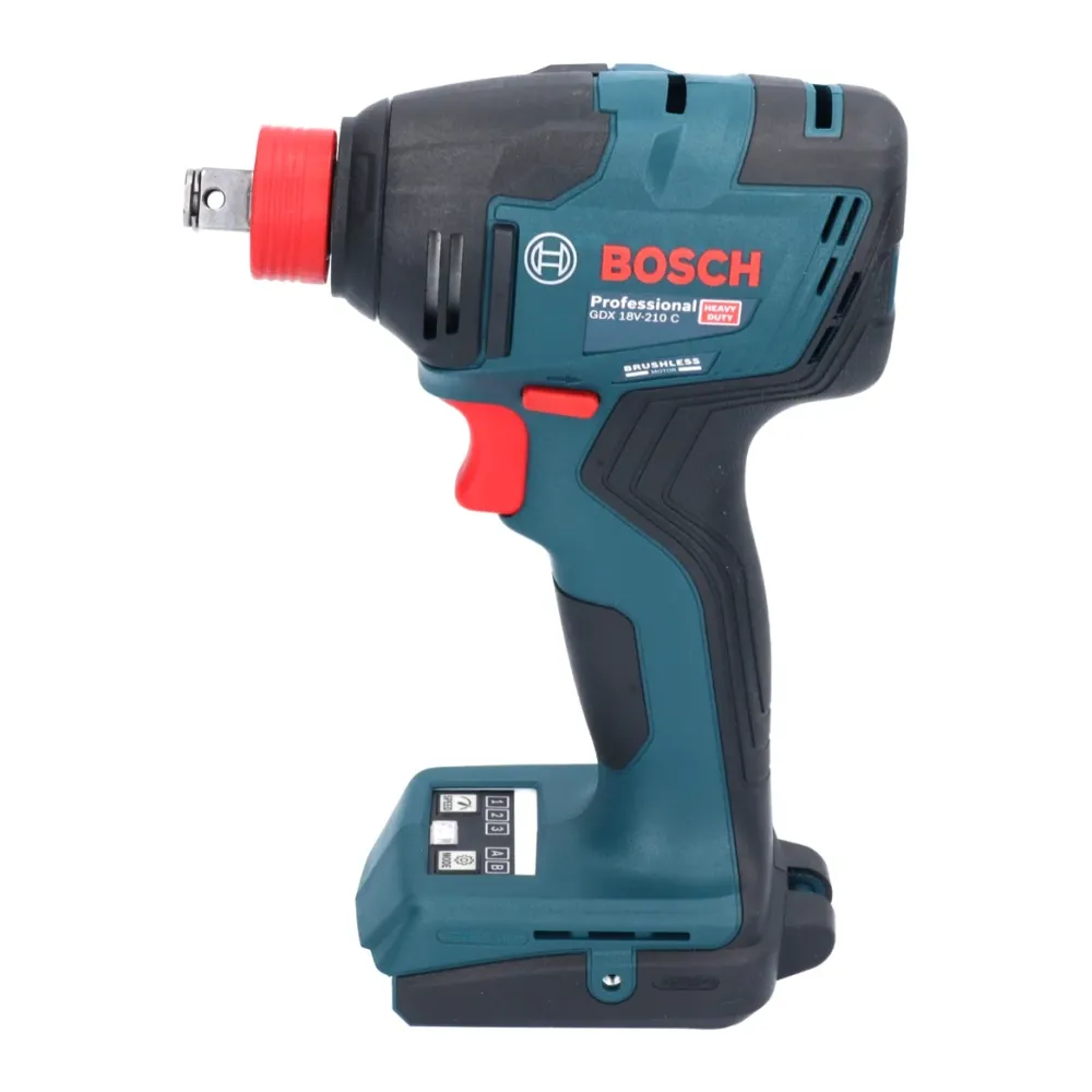 Bosch GDX 18V-210 C Llave de impacto profesional sin cable 18 V 210 Nm sin escobillas + 1x acumulador 5,0 Ah + cargador +...