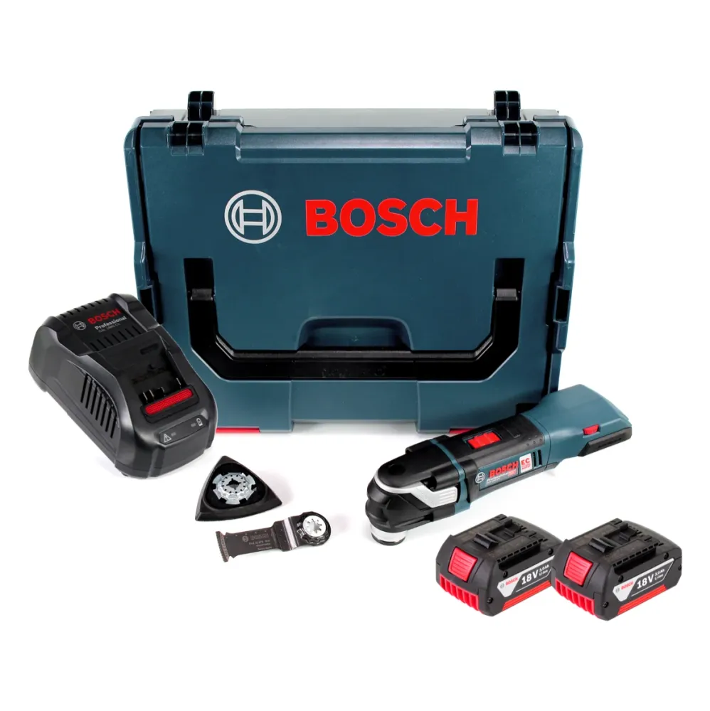 Bosch GOP 18V-28 multicortadora baterí 18V brushless StarlockPlus + 2x baterí 3.0Ah + cargador + L-Boxx Bosch Professional
