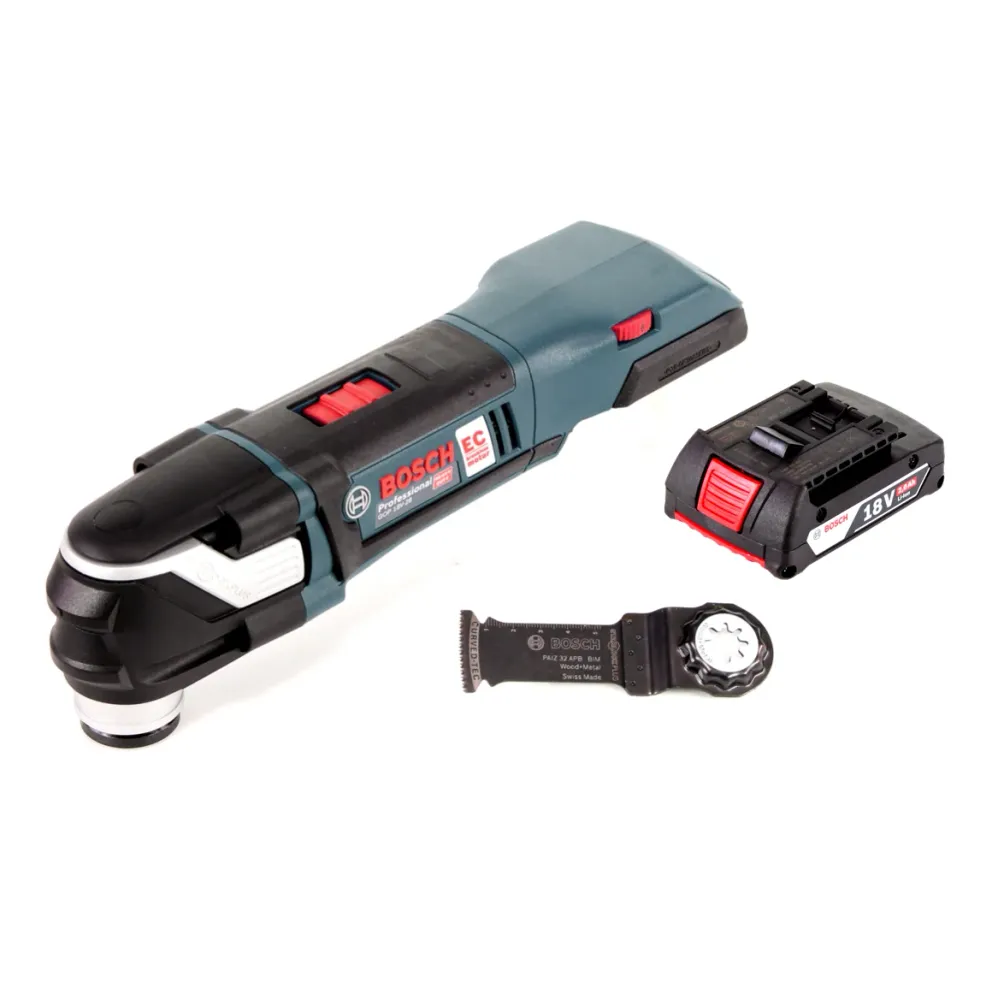 Bosch GOP 18V-28 multicortadora baterí 18V StarlockPlus sin escobillas + 1x baterí 2.0Ah - sin cargador Bosch Professional