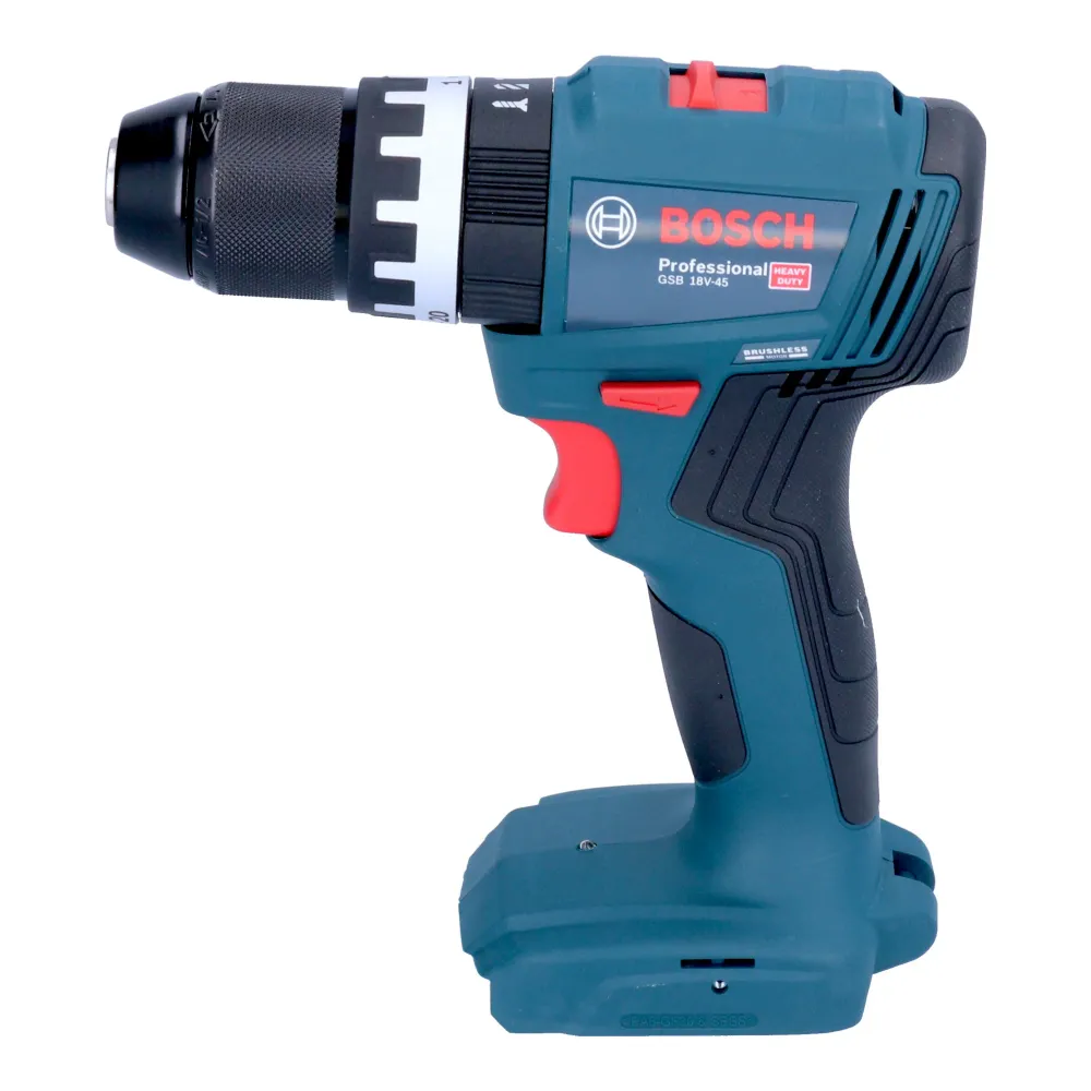 Bosch GSB 18V-45 Taladradora de percusión profesional sin cable 18 V 45 Nm sin escobillas + 2x acumulador 4,0 Ah + cargado...
