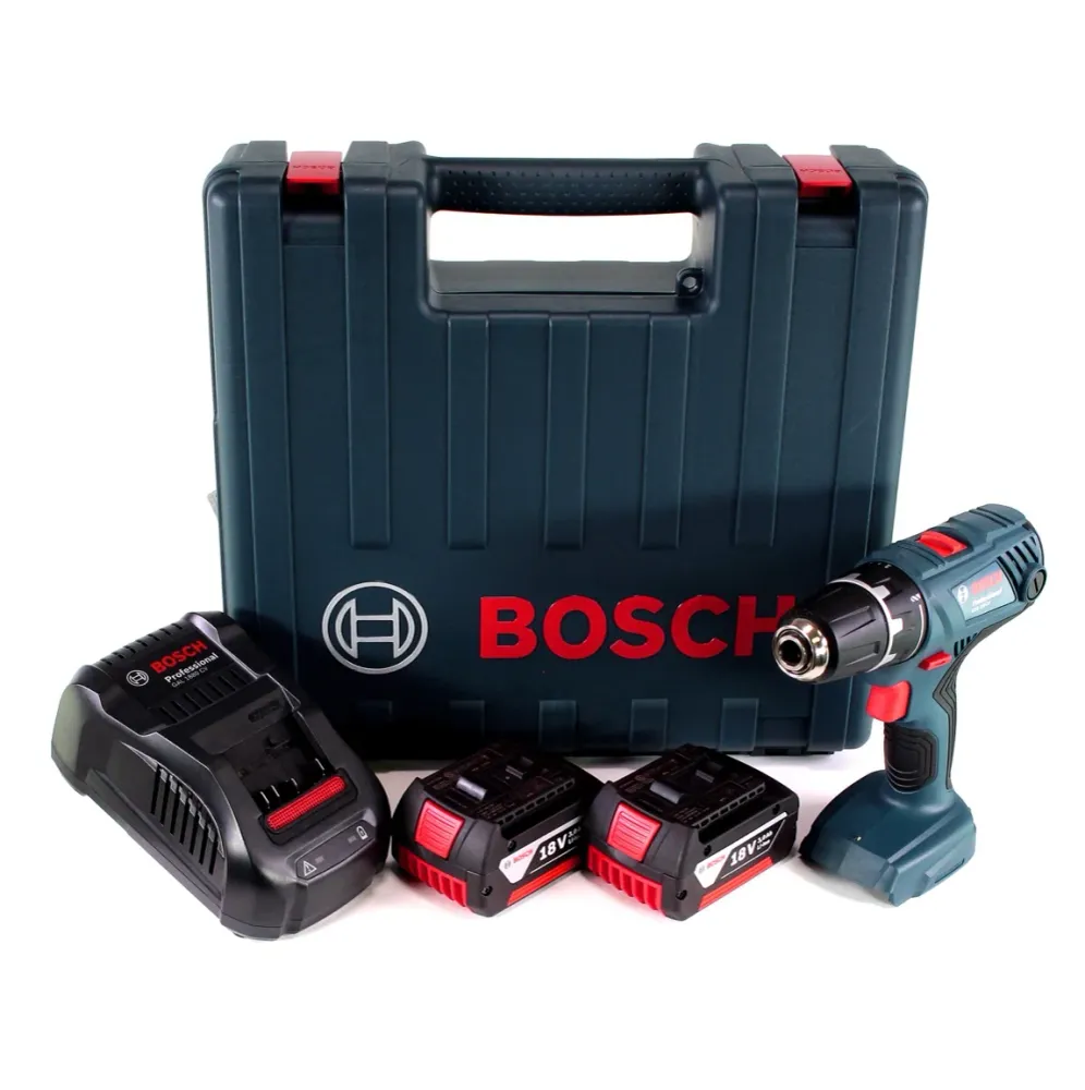 Bosch GSR 18 V-21 Professional Taladro atornillador baterí 18V en maletín Bosch - Sin baterí, sin cargador incluidos Bosch...
