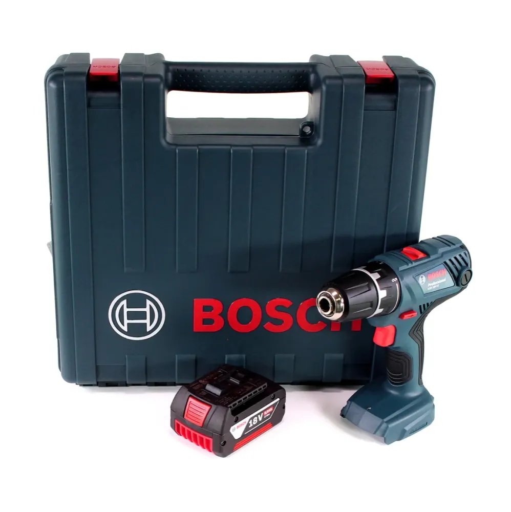 Bosch GSR 18 V-21 Professional Taladro atornillador baterí 18V en maletín Bosch - Sin baterí, sin cargador incluidos Bosch...