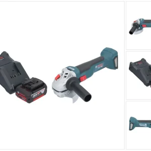 Bosch GWS 18V-10 Amoladora angular profesional sin cable 18 V 115 mm sin escobillas + 1x acumulador 4,0 Ah + cargador Bosc...