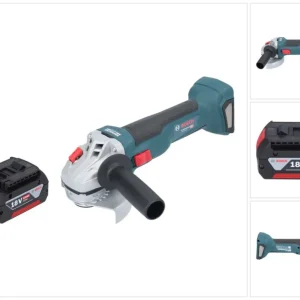 Bosch GWS 18V-10 Amoladora angular profesional sin cable 18 V 115 mm sin escobillas + 1x acumulador 4,0 Ah - sin cargador...