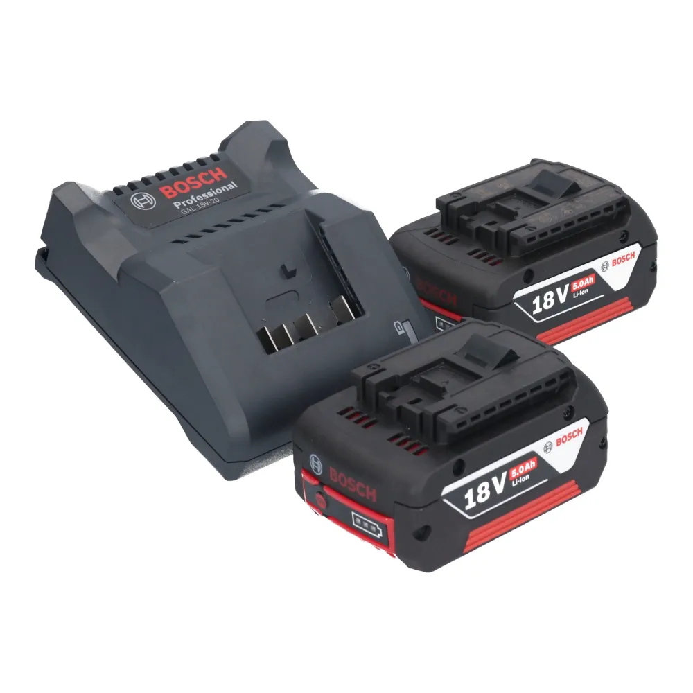 Bosch GWS 18V-15 PSC Amoladora angular profesional sin cable 18 V 125 mm BITURBO Brushless + 2x acumulador 5,0 Ah + cargad...