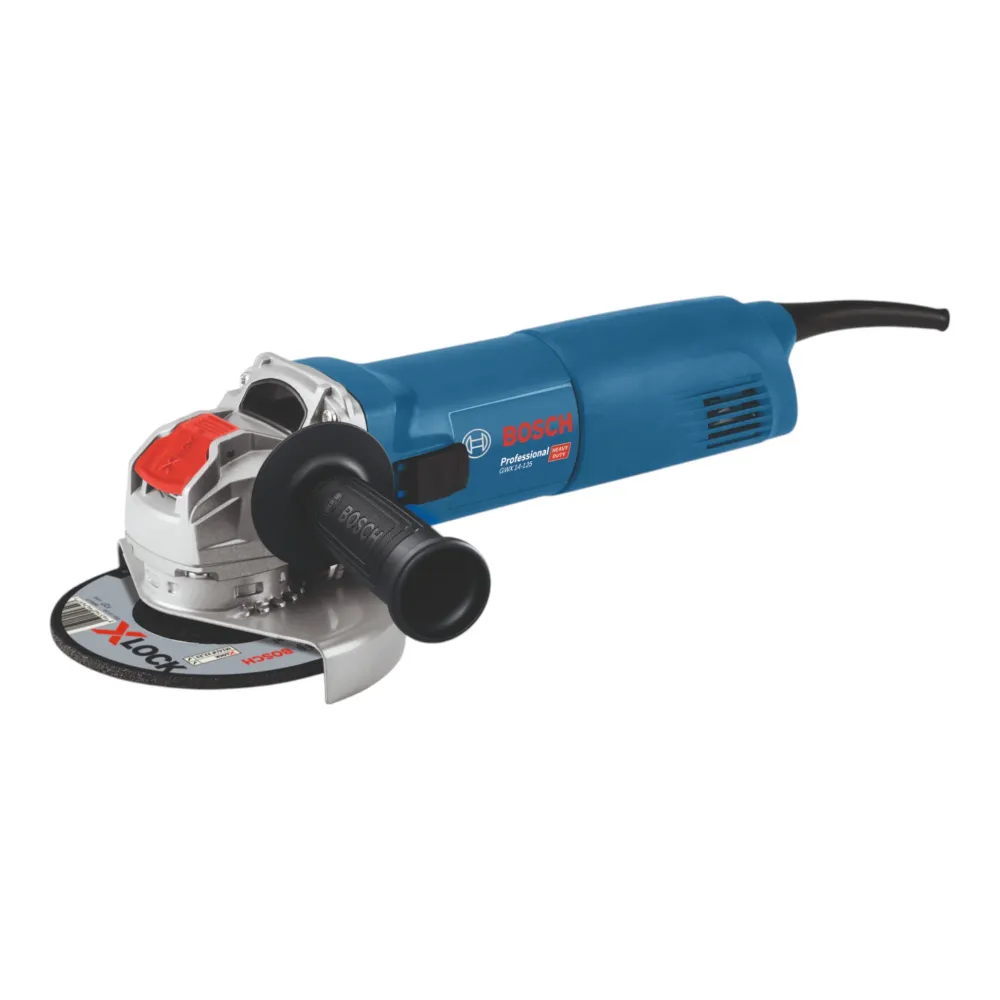 Bosch GWX 14-125 Amoladora angular profesional 1400 W 125 mm X-Lock ( 06017B7001 ) + disco de diamante Bosch Professional