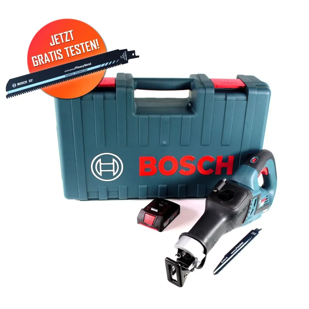 Gratis Hoja de sierra de sable Bosch Carbide Sierra de sable baterí Bosch GSA 18V-32 Sierra de sable sin escobillas de 18...
