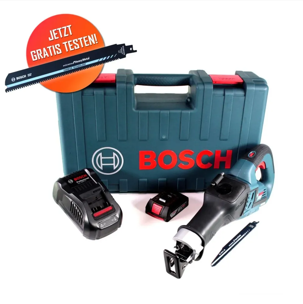 Hoja de sierra de sable Bosch Carbide con sierra de sable baterí Bosch GSA 18V-32 Sierra de sable sin escobillas de 18 V +...