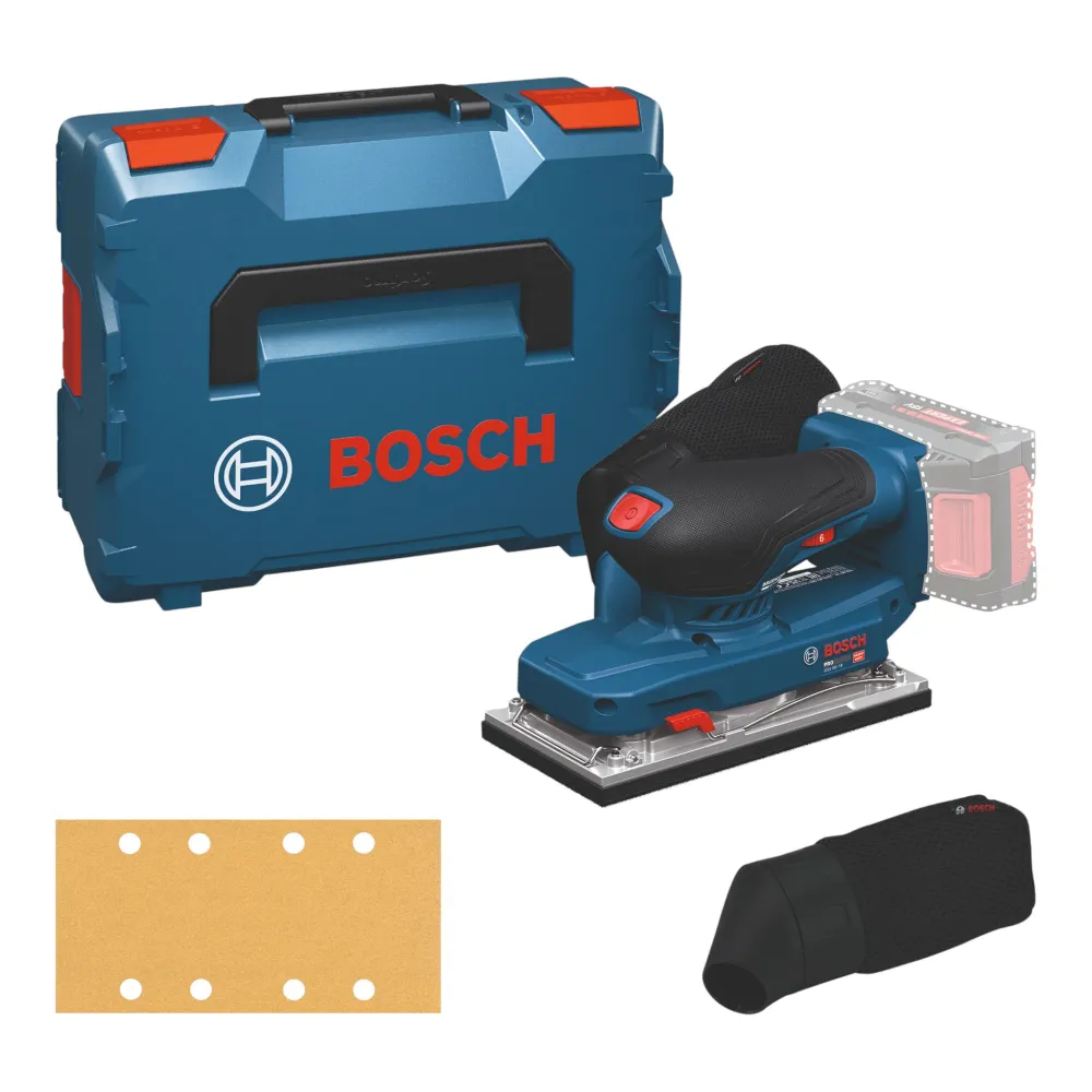 Lijadora orbital baterí Bosch GSS 18V-18 18 V sin escobillas + L-Boxx ( 06019R7001 ) - sin baterí, sin cargador Bosch Prof...