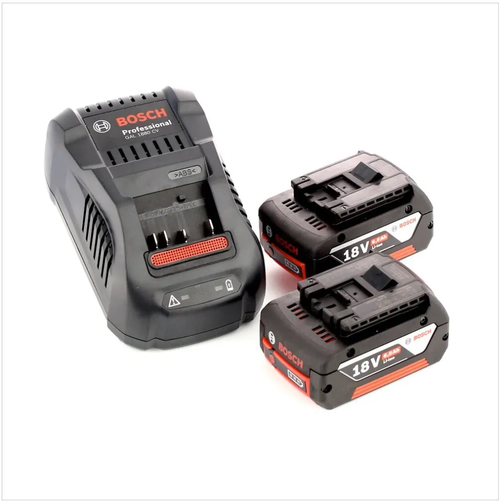 Sierra de calar baterí Bosch GST 18V-LI S 18 V 120 mm ( 06015A5104 ) + 2 baterías de 5,0 Ah + cargador + L-Boxx Bosch Prof...