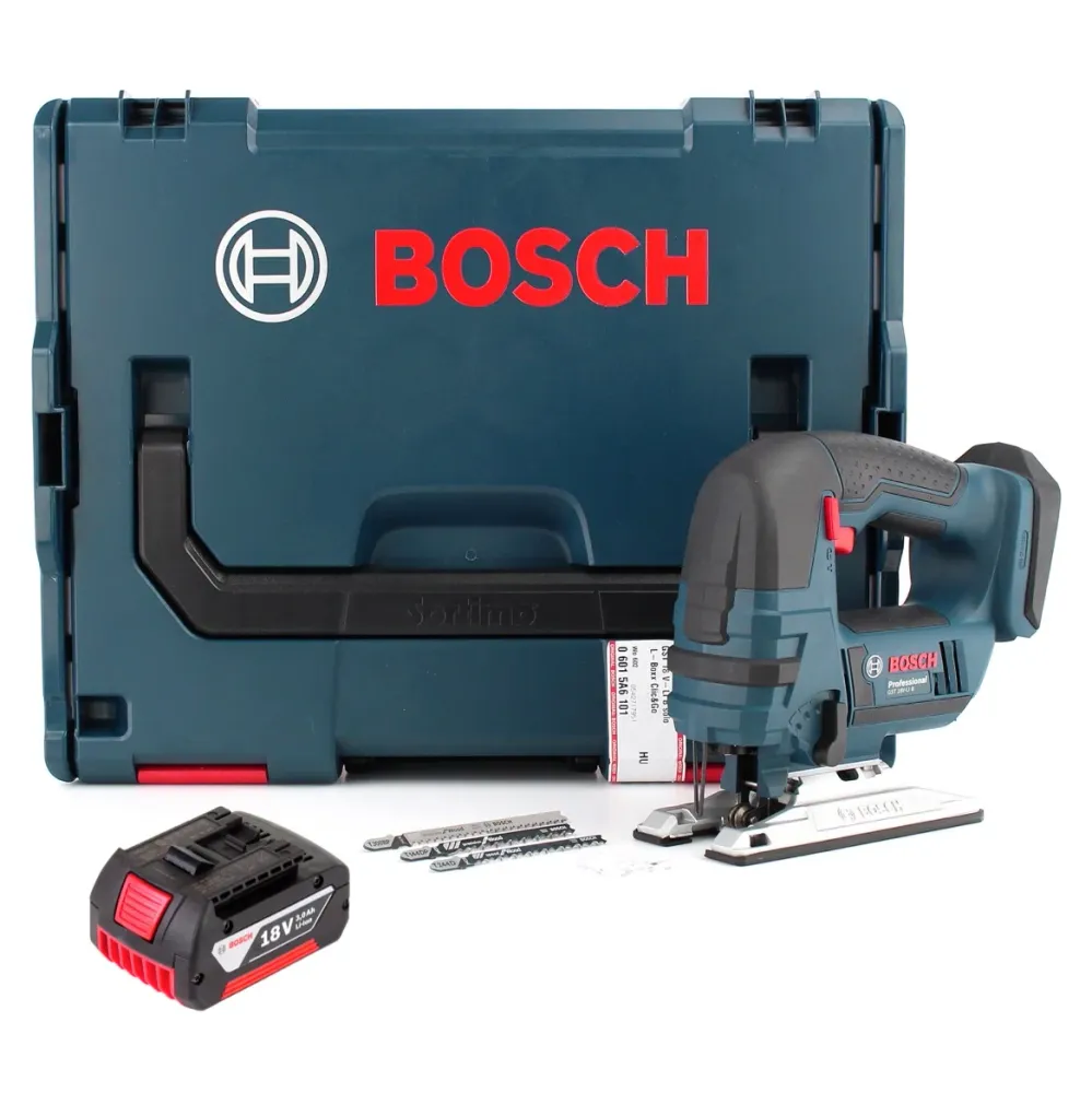Sierra de calar baterí Bosch GST 18 V-LI B 18 V + 1x baterí 3,0 Ah + L-Boxx - sin cargador Bosch Professional