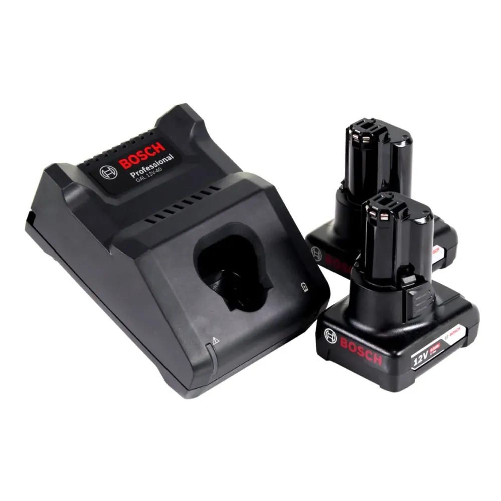Sierra circular inalámbrica Bosch GKS 12V-26 Professional 12 V 85 mm + 2x baterías 6,0 Ah + cargador + hoja de sierra + L-...