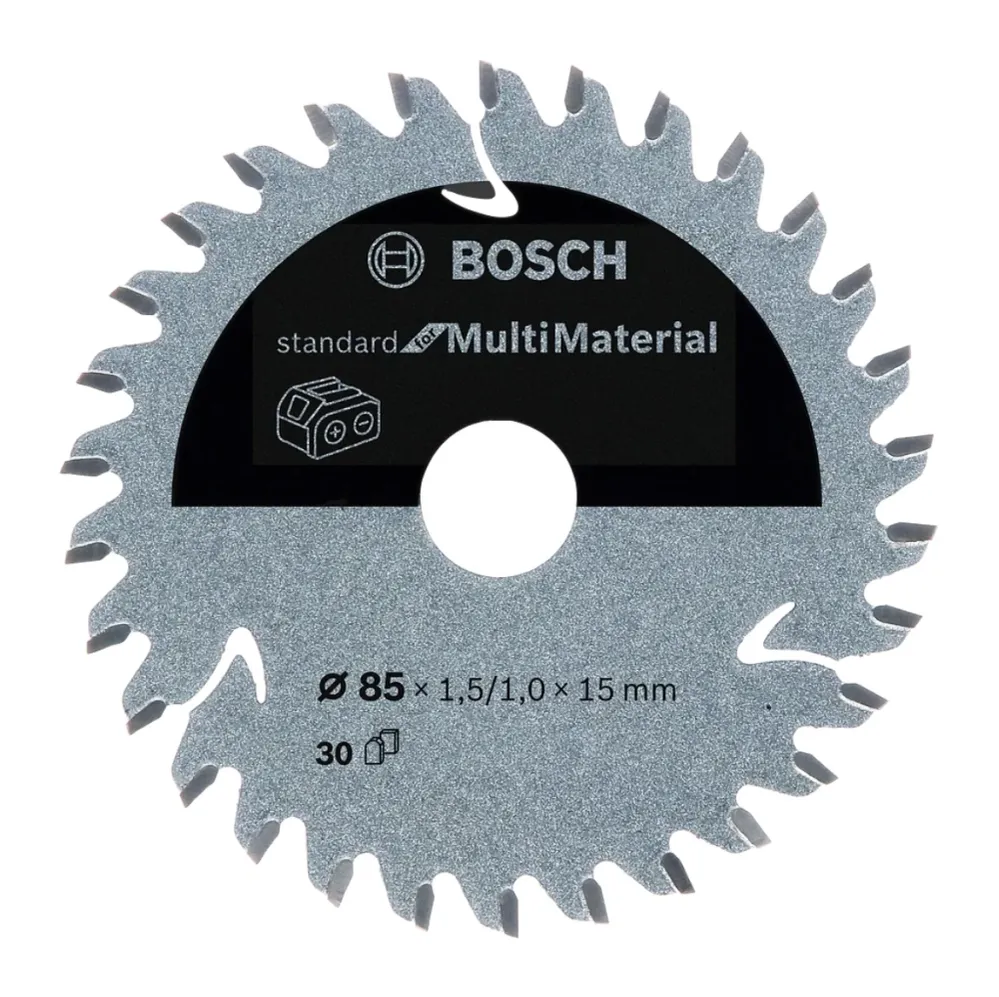 Sierra circular inalámbrica Bosch GKS 12V-26 Professional 12 V 85 mm + 2x baterías 6,0 Ah + cargador + hoja de sierra + L-...