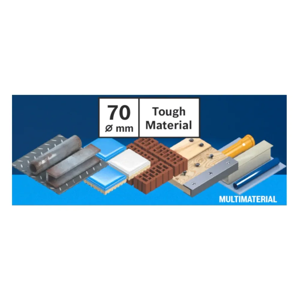 Sierra perforadora Bosch EXPERT Tough Material 70 x 60 mm de carburo (2608900434) universal - Sucesora de 2608594177 Bosch...