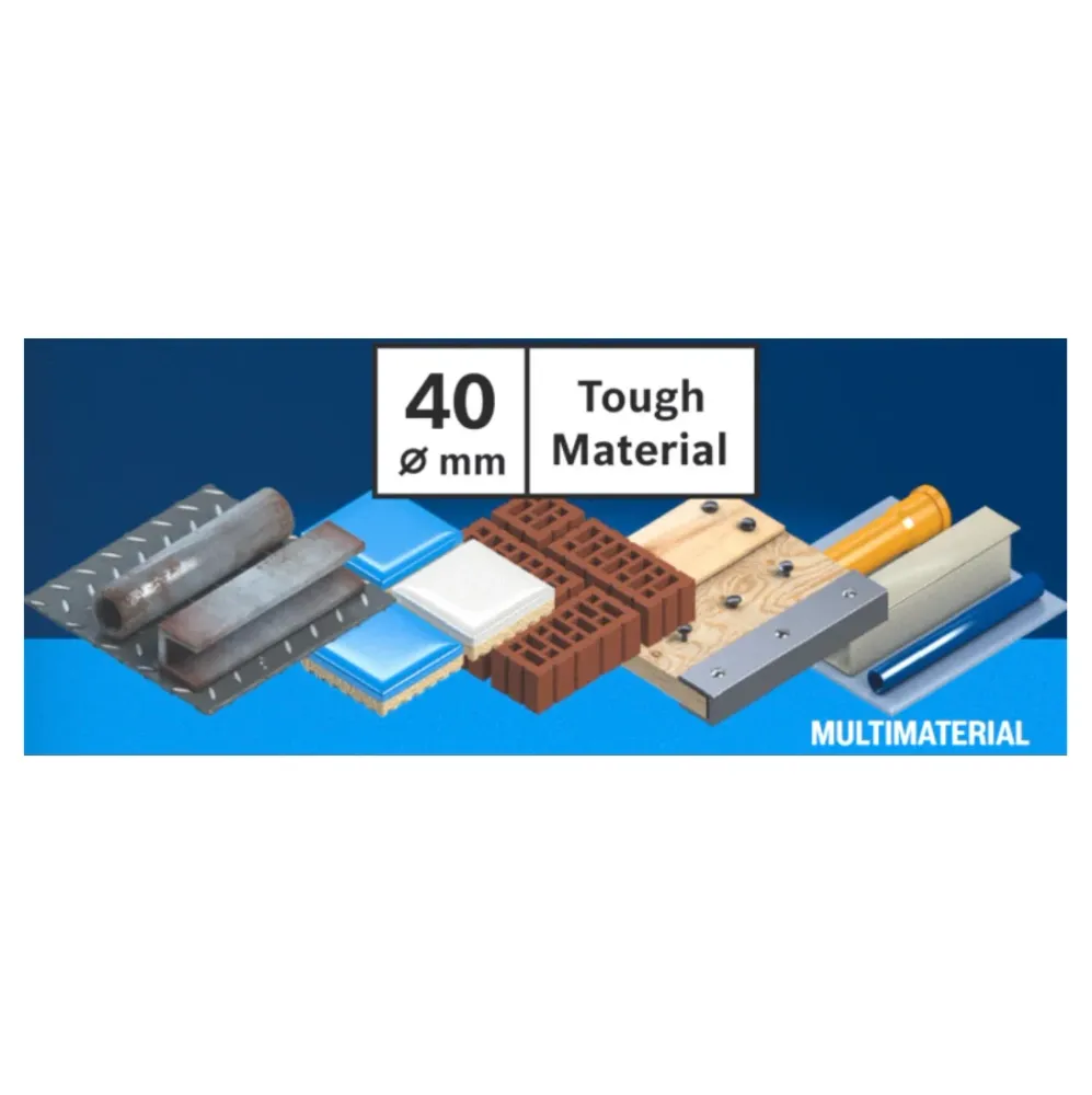 Sierra perforadora Bosch EXPERT Tough Material 40 x 60 mm de carburo (2608900425) universal - Sucesora de 2608594169 Bosch...