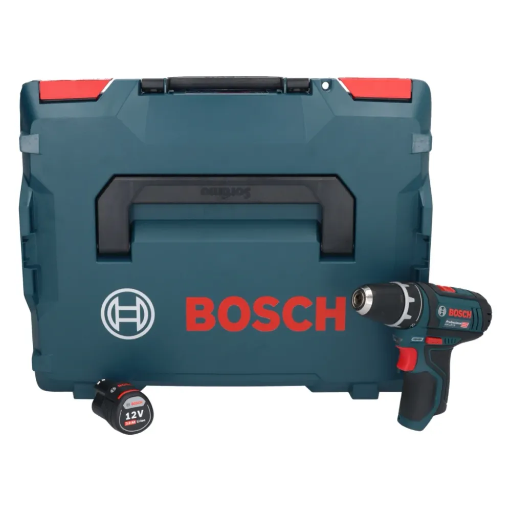 Taladro atornillador baterí Bosch GSR 12V-15 Professional 12 V 30 Nm + 1x baterí 3.0 Ah + L-Boxx - sin cargador Bosch Prof...