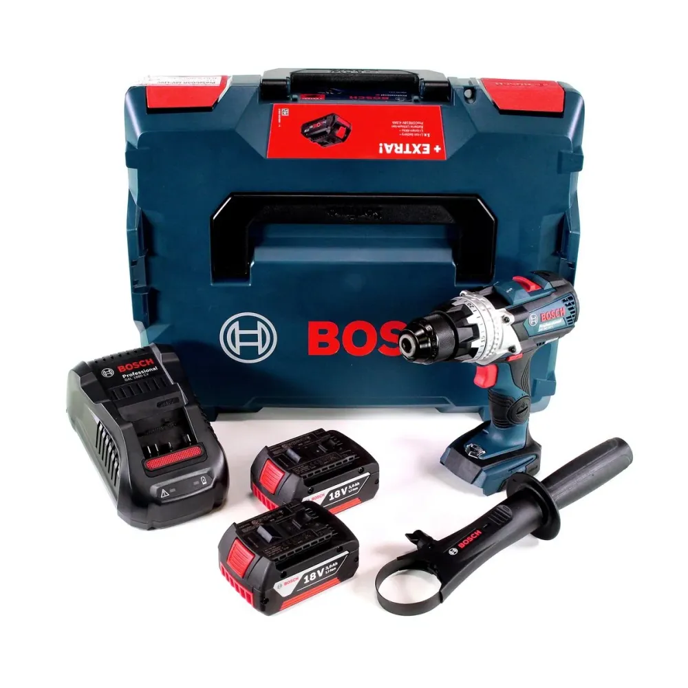 Taladro atornillador baterí Bosch GSR 18V-110 C 18V 110Nm sin escobillas + 2x baterí 3.0Ah + cargador + L-Boxx Bosch Profe...