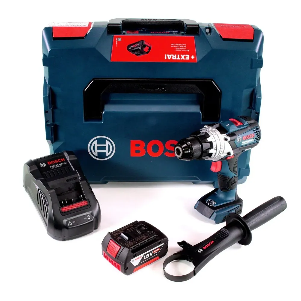 Taladro atornillador baterí Bosch GSR 18V-110 C 18V 110Nm sin escobillas + 1x acumulador 5,0Ah + cargador + L-Boxx Bosch P...