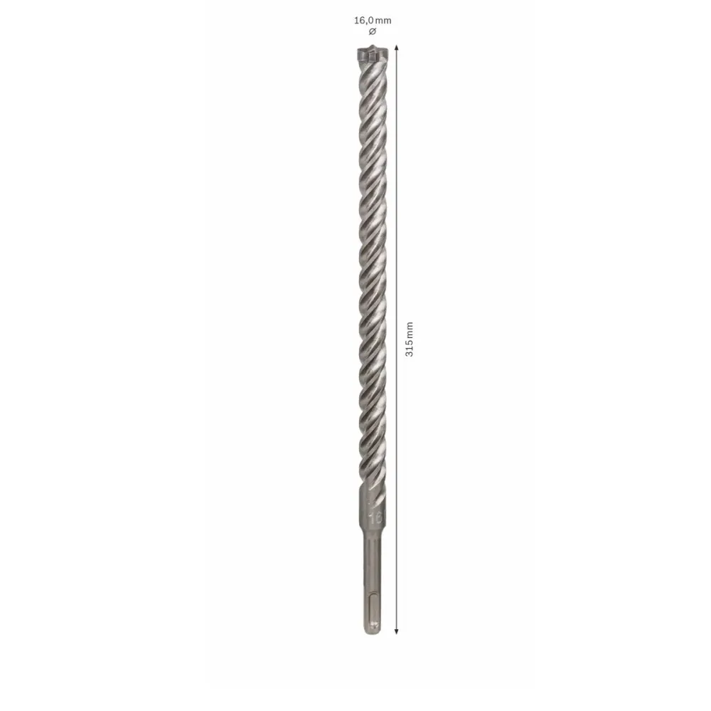 Taladro percutor Bosch SDS-plus 7X brocas 16x250x315mm carburo (2608576169) certificado PGM Bosch Professional