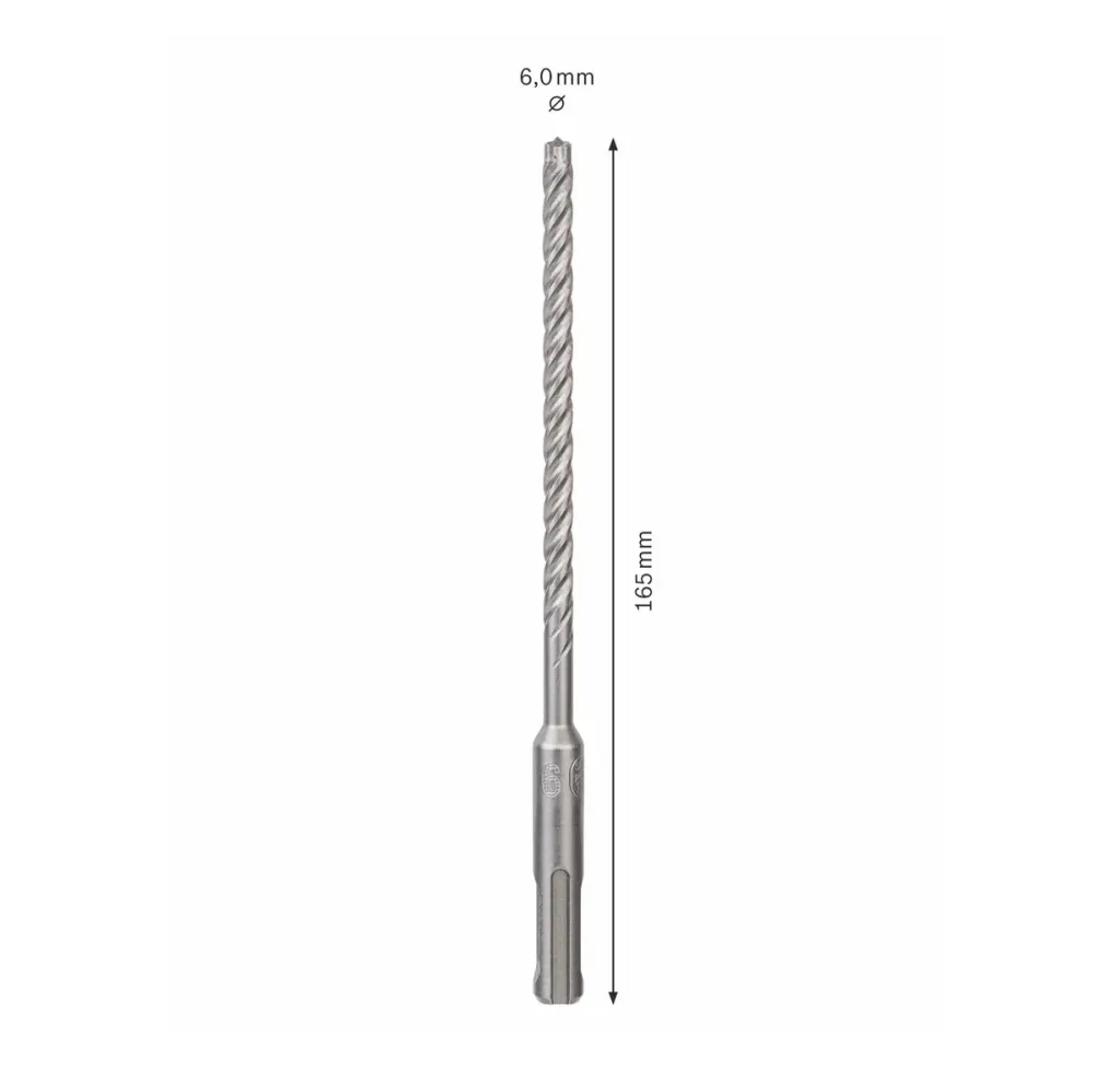 Taladro percutor Bosch SDS-plus 7X brocas 6x100x165mm carburo (2608576117) certificado PGM Bosch Professional