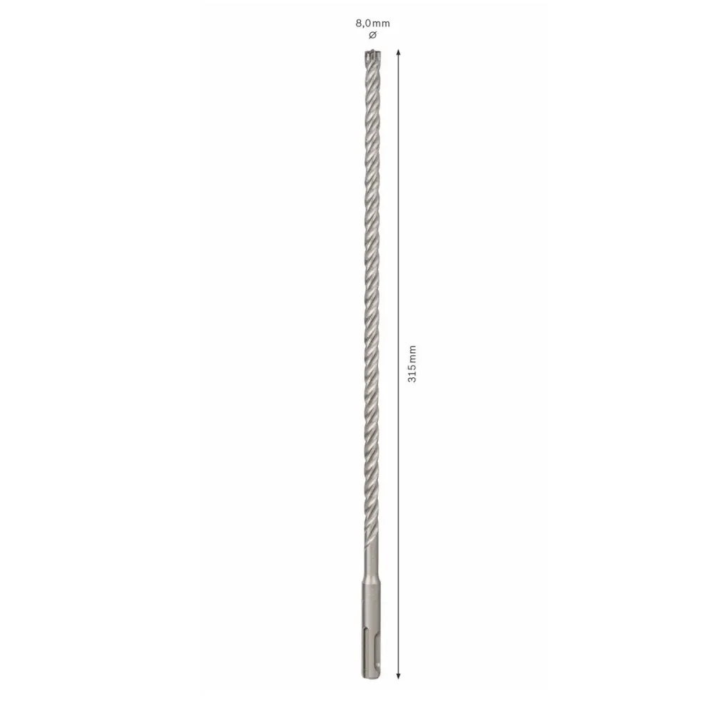 Taladro percutor Bosch SDS-plus 7X brocas 8x250x315mm carburo (2608576134) certificado PGM Bosch Professional