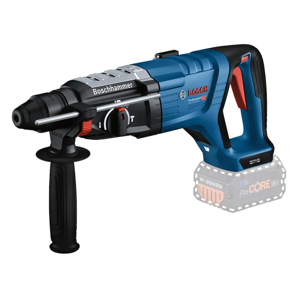 Rotomartillo inalámbrico 18 V sin baterí ni cargador, ideal para trabajos exigentes Bosch