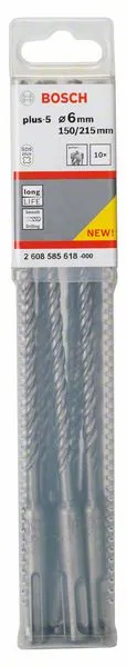 Taladro percutor BOSCH Plus-5 Ø 6,0 mm longitud de trabajo 150 mm longitud 210 mm ( 4000909865 )