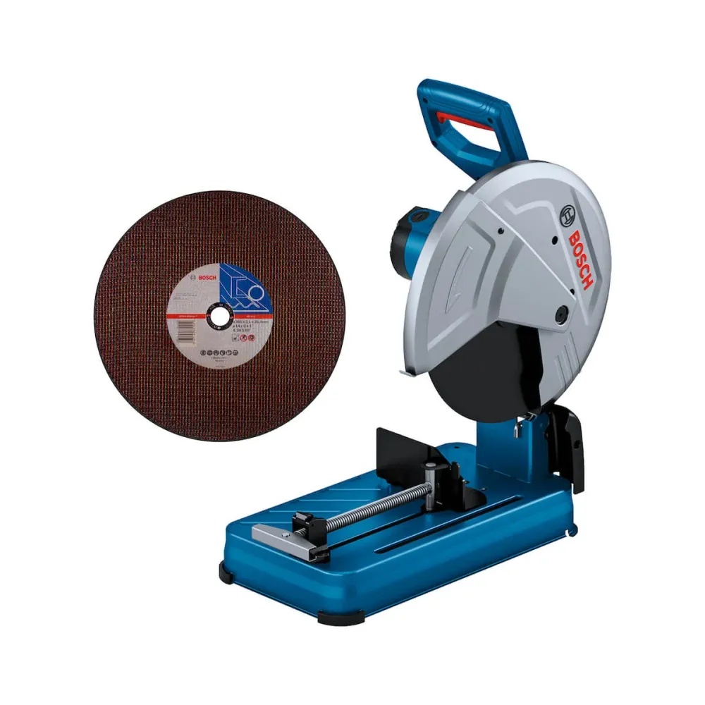 Tronzadora para metal con disco de 14" y motor de alto rendimiento Bosch