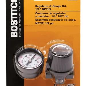 Regulador de presión ajustable de plástico Bostitch - Caja abierta