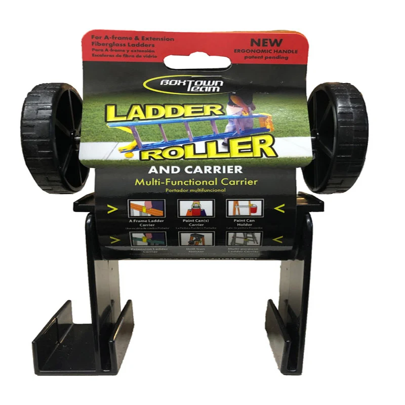 Combo de escalera con rodillo de plástico negro/amarillo (1 unidad) - Oferta de la semana Boxtown Team