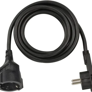 Brennenstuhl Alargador eléctrico IP20 H05VV-F 3G1,5 con clavija plana para uso en interiores