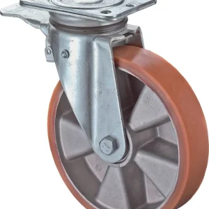 BS ROLLEN Rueda giratoria con freno total Rueda Ø 125 mm Capacidad de carga 300 kg ( 3000275926 )